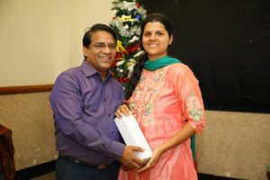 Ar. Mandar Parab, Principal LSRSoA with Ar. Mildred Jose, Assistant Professor