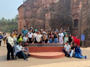 37 Study Tour F.Y.B.Arch Sawantwadi Visit to Basilica of Bom Jesus